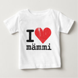 Jag älskar den Mämmi spädbarnT-tröja T Shirt