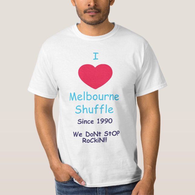 Jag älskar den Melbourne rörautslagsplatsen Tee (Framsida)