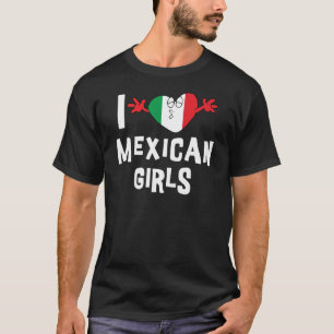 Jag älskar den mexicanska flickaT-tröja Tee