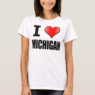 Jag älskar den Michigan T-tröja - kvinnor Tröja