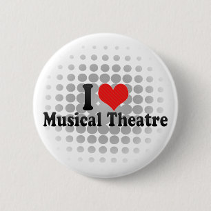 Jag älskar den musikaliska theatren knapp