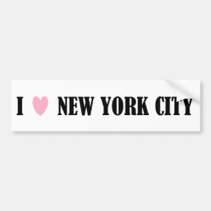 Jag älskar den New York City bildekalet Bildekal