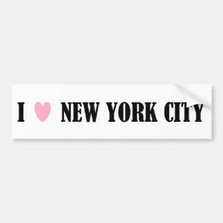 Jag älskar den New York City bildekalet Bildekal