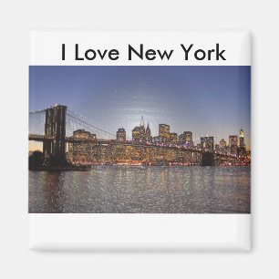 Jag älskar den New York magneten Magnet