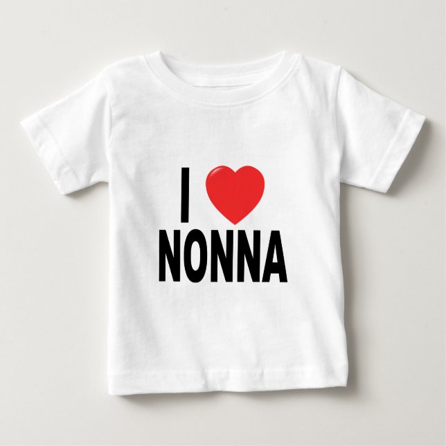 Jag älskar den Nonna T skjortan H.png T-shirt (Framsida)