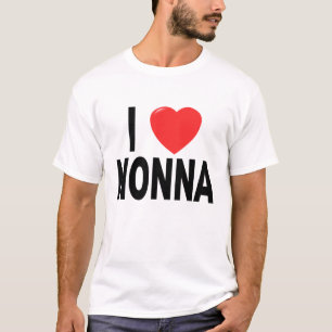 Jag älskar den Nonna T skjortan Tee Shirt