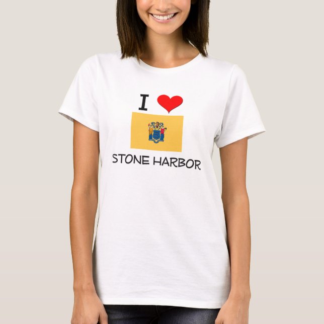 Jag älskar den nya stenhamnen - jerseyen t-shirt (Framsida)