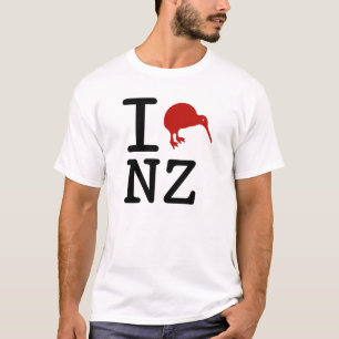 Jag älskar den nyazeeländska KiwiT-tröja Tee Shirt