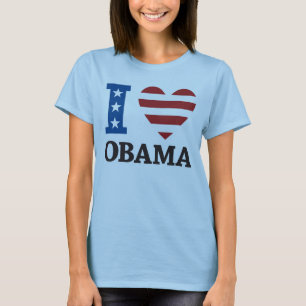 Jag älskar den Obama T-tröja Tee Shirt