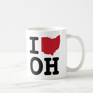 Jag älskar den Ohio muggen Kaffemugg