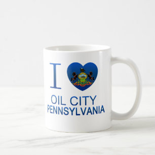 Jag älskar den olje- staden, PA Kaffemugg