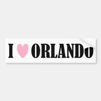 Jag älskar den Orlando bildekalet Bildekal