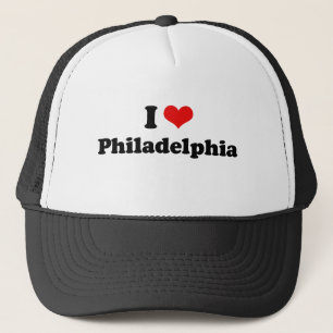 Jag älskar den Philadelphia tshirten Truckerkeps