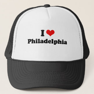 Jag älskar den Philadelphia tshirten Truckerkeps