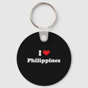Jag älskar den Philippines tshirten Nyckelring