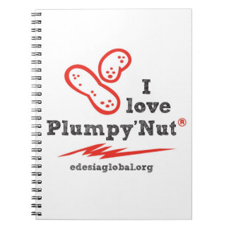 Jag älskar den Plumpy'Nut anteckningsboken Anteckningsbok Med Spiral