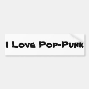 Jag älskar den Punk rikliga etiketten för popet Bildekal