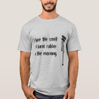 Jag älskar den rubber. smellofen som bränns t-shirt