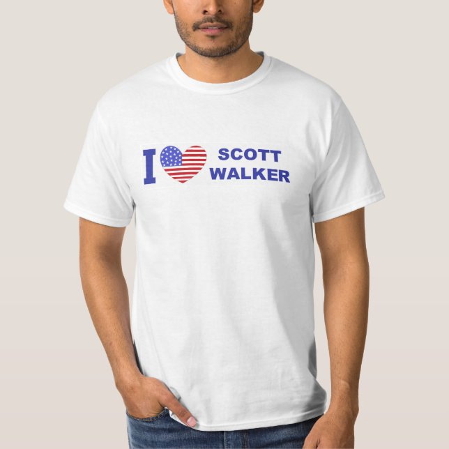 Jag älskar den Scott fotgängare Tee Shirt (Framsida)