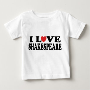Jag älskar den Shakespeare gåvan T Shirt