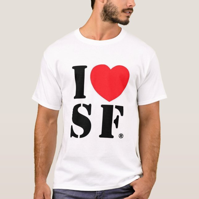 Jag älskar den solida fabriken tee shirt (Framsida)
