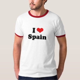 Jag älskar den Spanien tshirten Tee