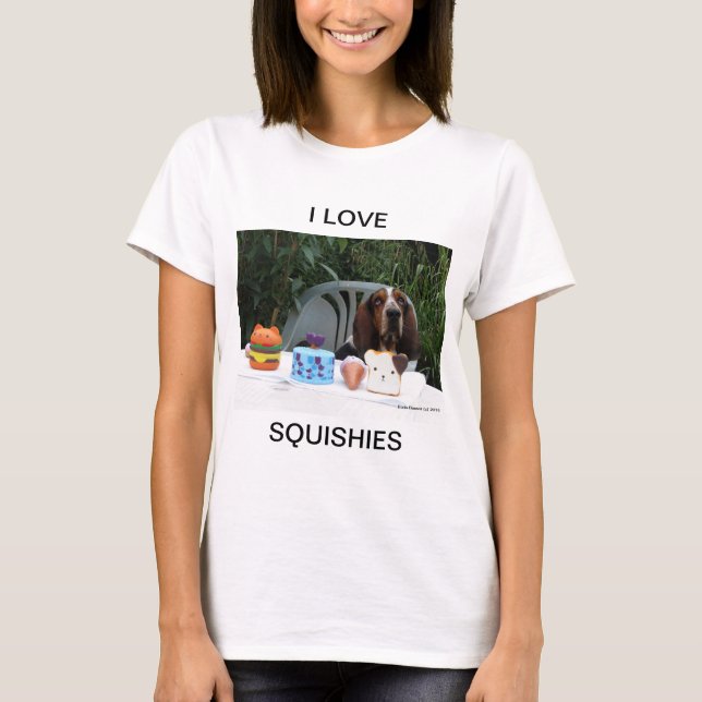 Jag älskar den Squishies T-tröja som presenterar T Shirt (Framsida)