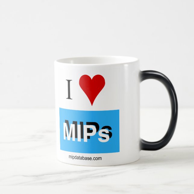 Jag älskar den termiska morphing muggen för MIPs 3 Magisk Mugg (Höger)