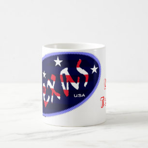 Jag älskar den Texas muggen Kaffemugg