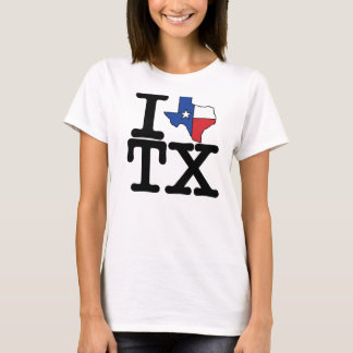 Jag älskar den Texas t-shirt.en T-shirt
