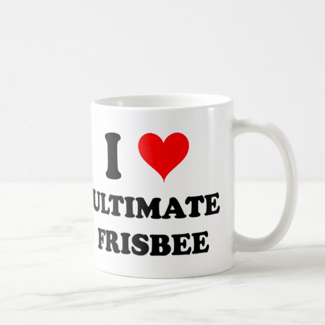Jag älskar den ultimat frisbeen kaffemugg (Höger)