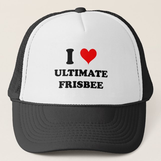 Jag älskar den ultimat frisbeen keps (Framsida)