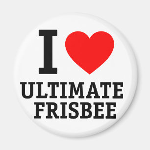 Jag älskar den ultimat frisbeen magnet
