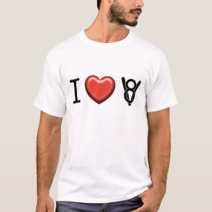 Jag älskar den V8 T-tröja T-shirt