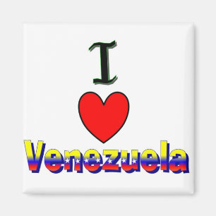 Jag älskar den Venezuela magneten Magnet