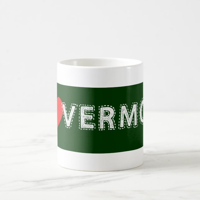 Jag älskar den Vermont kaffemuggen Kaffemugg (Center)