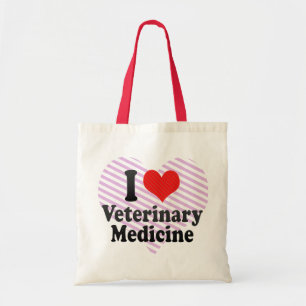 Jag älskar den veterinär- medicinen tygkasse