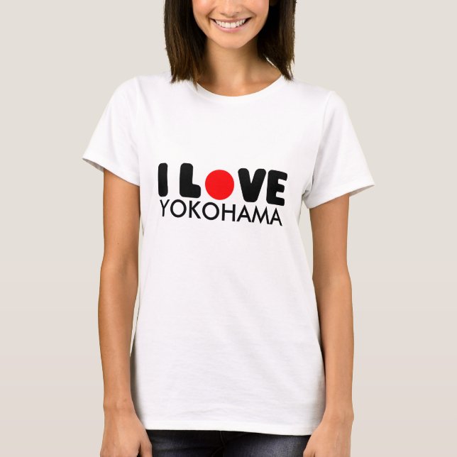 Jag älskar den Yokohama | T-tröja Tee (Framsida)