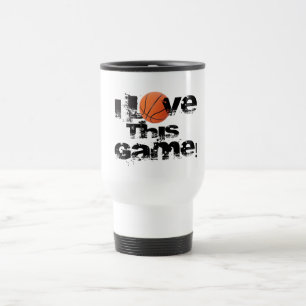 Jag älskar denna modiga baskettravel mug resemugg