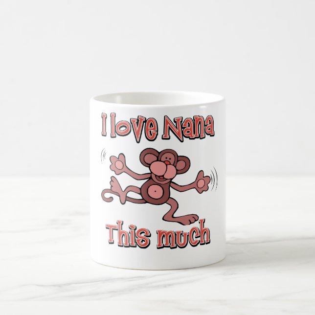 Jag älskar denna Nana mycket Kaffemugg (Center)