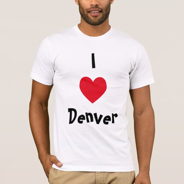 Jag älskar Denver T-shirt (Framsida)