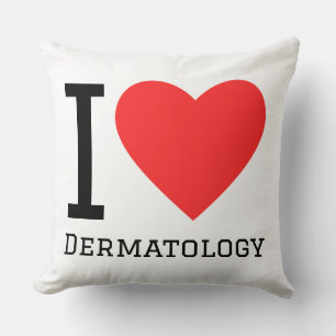 Jag älskar dermatologi kudde