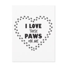 Jag älskar dessa tassar på mig