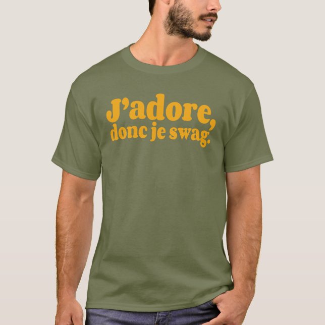 Jag älskar det, alltså swag. i många färger t shirt (Framsida)