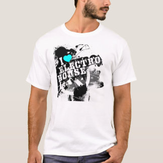 Jag älskar det Electro huset T-shirt