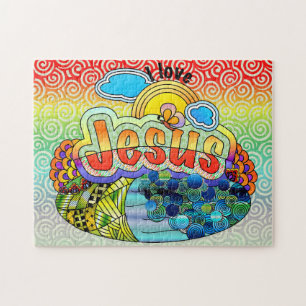 Jag älskar det Jesus pussel