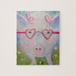 Jag älskar det Lucy pussel