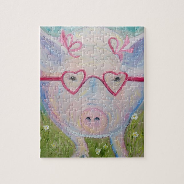 Jag älskar det Lucy pussel (Vertikal)