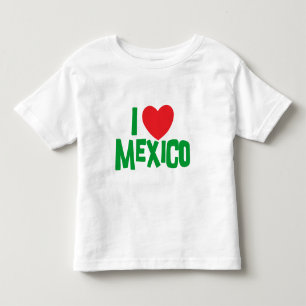 Jag älskar det Mexico småbarn T-shirt