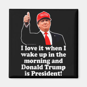 Jag älskar det när Donald Trump är president 2024 Magnet